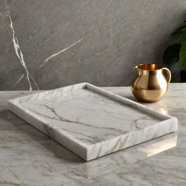 Statuario Marble Tray - Image 2