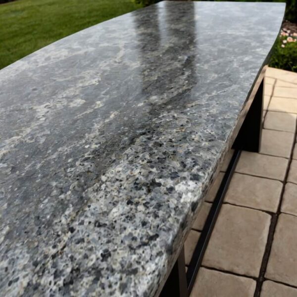 Steel Grey Granite Outdoor Table