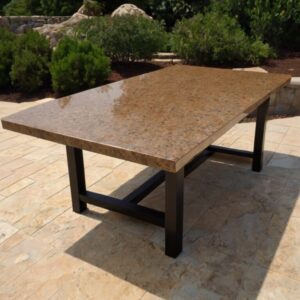 Tan Brown Granite Outdoor Table