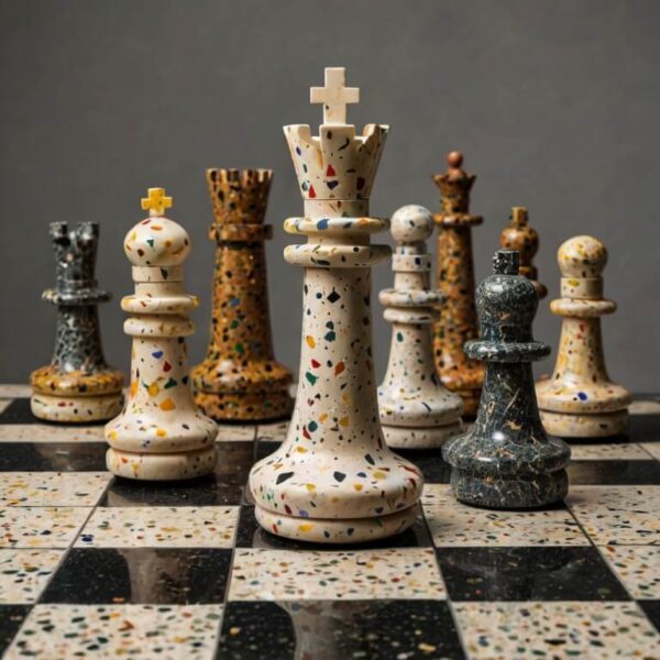 Terrazzo Chess Set - Image 3