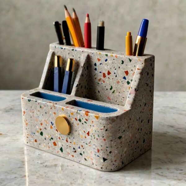 Terrazzo Desk Organizer - Image 2