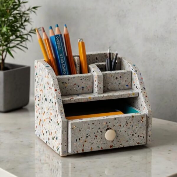 Terrazzo Desk Organizer - Image 4