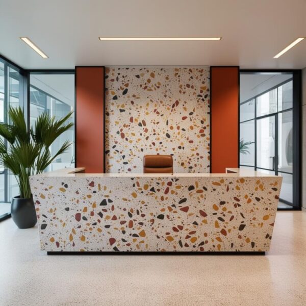 Terrazzo Reception Desk - Image 4