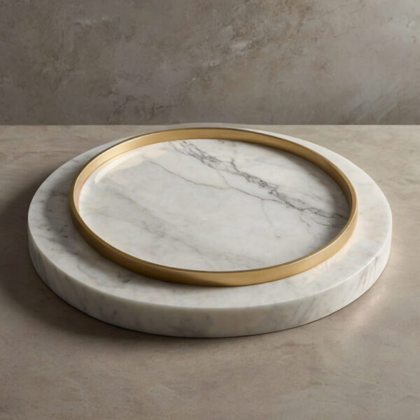 Thassos White Marble Tray - Image 4