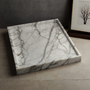 Venato White Marble Tray