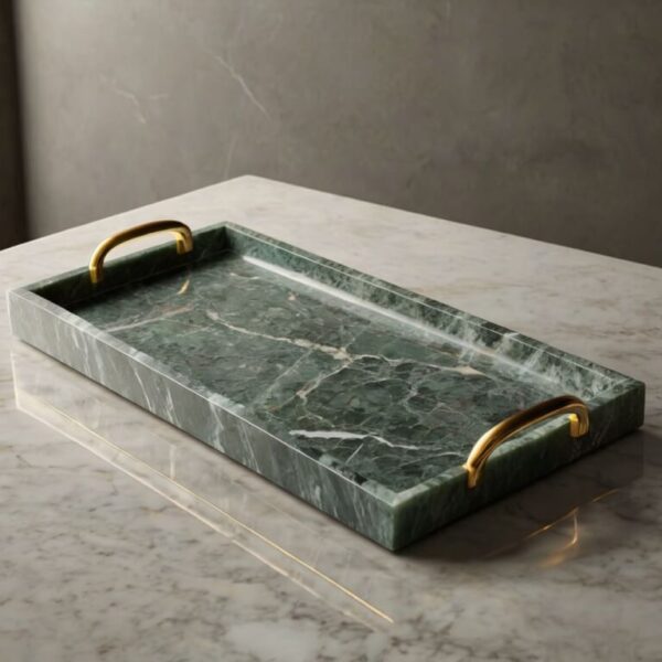 Verde Alpi Marble Tray