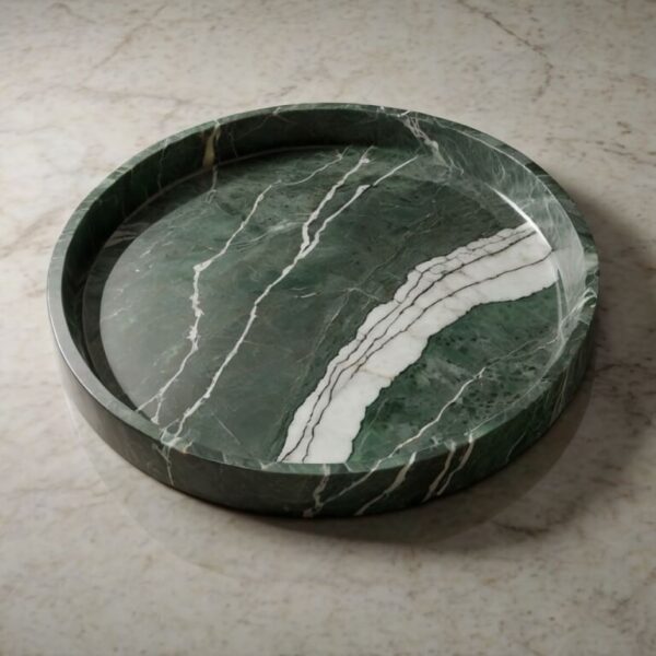 Verde Alpi Marble Tray - Image 2