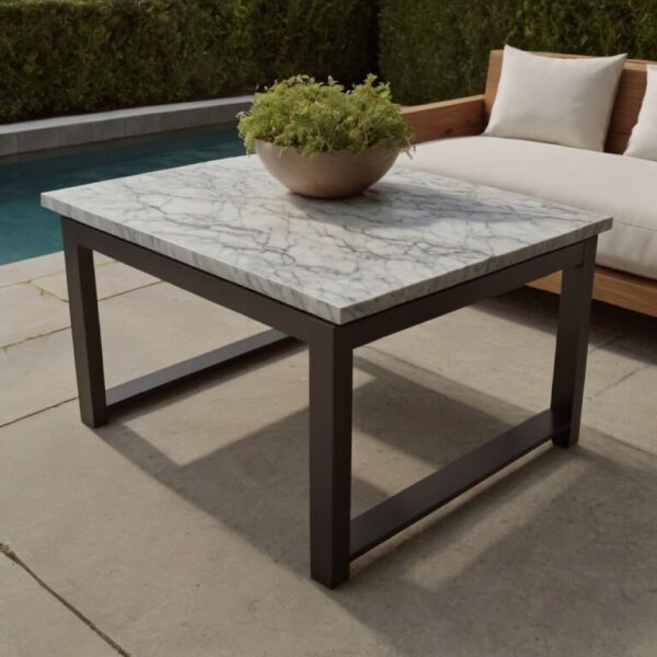 West Elm Outdoor Table - Image 4