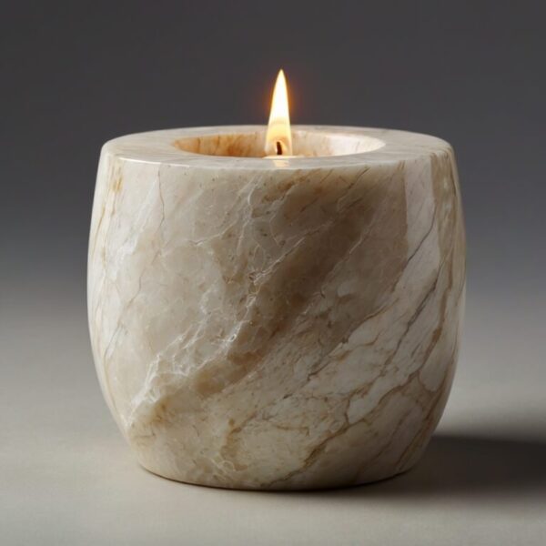 White Sand Quartzite Candle Holders - Image 4