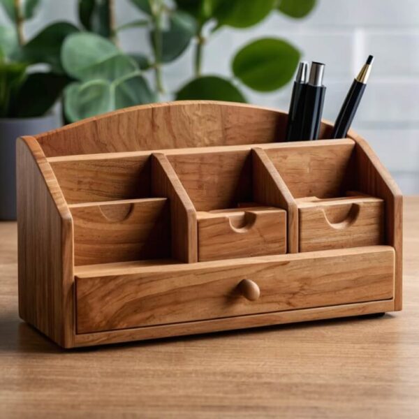 Wooden Desk Organizer - Image 2