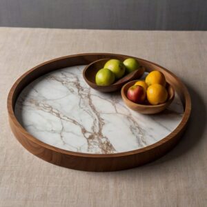 Wooden Round Tray