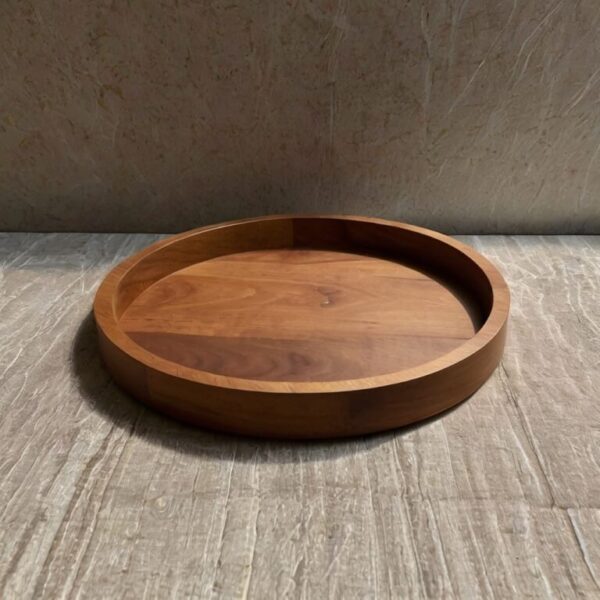 Wooden Round Tray - Image 3