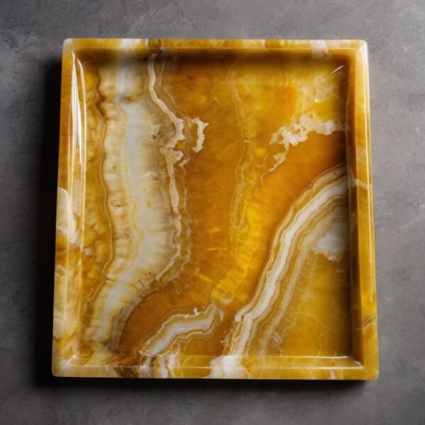 Yellow Onyx Tray - Image 3